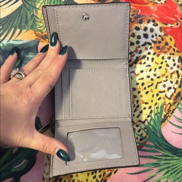 Michael Kors Gray Compact Wallet - Picture 6 of 9